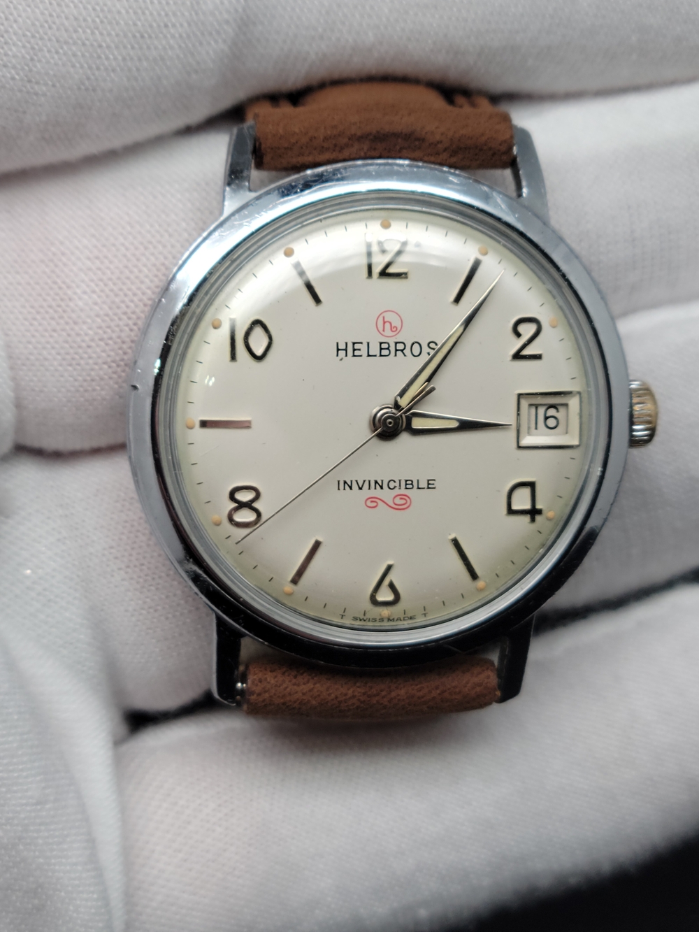 Vintage Helbros Invincible Manual-Wind Watch